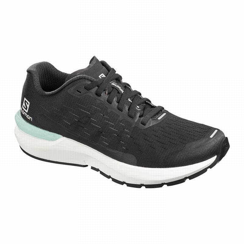 SALOMON SONIC 3 BALANCE W Philippines - Women's Running Shoes - Black/White | 069452-KXE